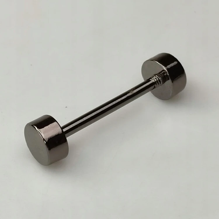 Sztanga okucie do torby torebki 27 x 10 mm czarny nikiel