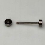 Sztanga okucie do torby torebki 27 x 10 mm czarny nikiel