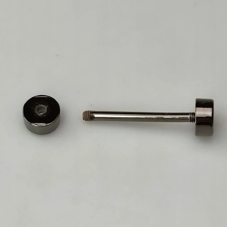 Sztanga okucie do torby torebki 27 x 10 mm czarny nikiel