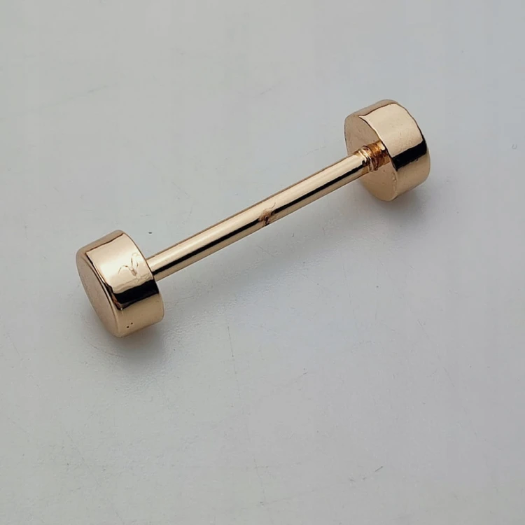 Sztanga okucie metalowe do torby torebki 32 x 10 mm złote 1 sztuka
