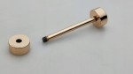 Sztanga okucie metalowe do torby torebki 32 x 10 mm złote 1 sztuka