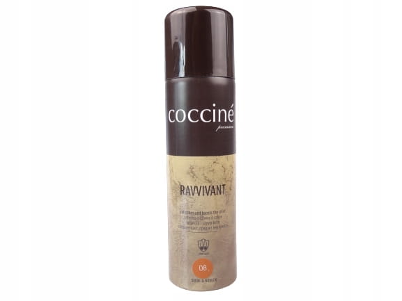 Pasta renowator RAVVIVANT do zamszu nubuku w sprayu 250 ml kolor koniak