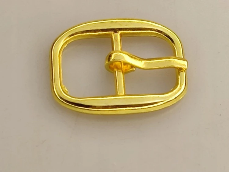 Klamerka sprzączka metalowa do butów 10 mm złoty 1 sztuka