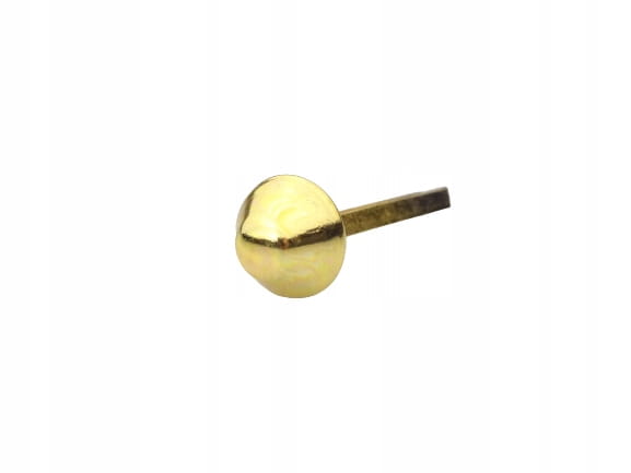 Pukle stopki nóżki do walizki torby torebki 9 / 5 mm złote 10 sztuk
