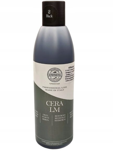 Krem z woskiem do regeneracji galanterii skórzanej LM LUX czarny 250 ml