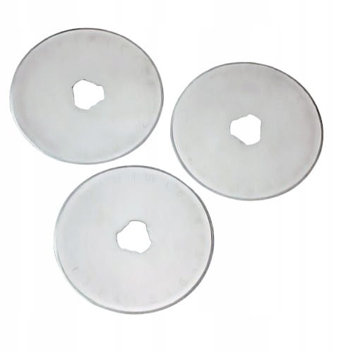 Ostrze okrągłe do noża obrotowego 3 sztuki do cięcia skóry 45 mm