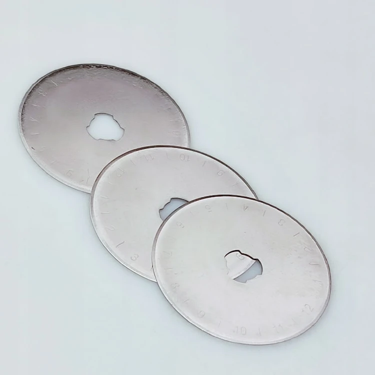 Ostrze okrągłe do noża obrotowego 3 sztuki do cięcia skóry 45 mm