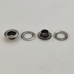 Zestaw do montażu oczek 8 mm nierdzewne 50 sztuk oczek czarnych