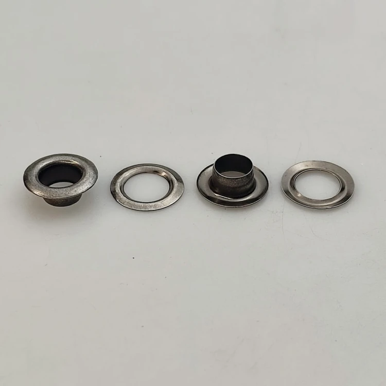 Zestaw do montażu oczek 8 mm nierdzewne 50 sztuk oczek czarnych