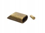 Końcówka metalowa do zamka 9 mm stare złoto 1 szuka