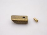 Końcówka metalowa do zamka 9 mm stare złoto 1 szuka