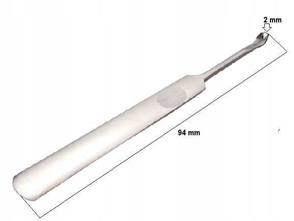 Narzędzie do robienia rowków w skórze pod szwy 2mm
