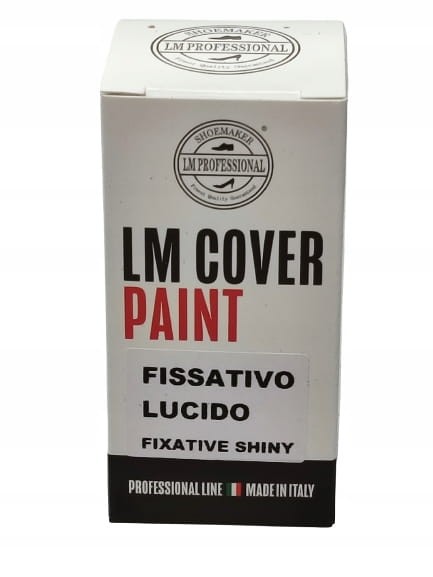 Błyszczący utrwalacz do farb do butów skóry LM LUX cover paint 30 ml