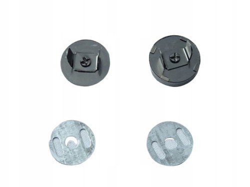 Zapięcie kaletnicze magnes do torebki 18 mm czarny