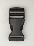 Klamra zatrzaskowa plastikowa do plecaka torby 20 mm do paska 1 szt czarna