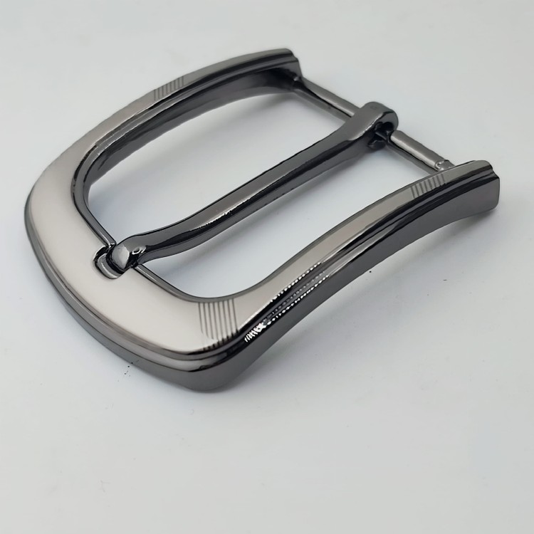 Klamra do paska do spodni 4 cm  / 40 mm czarny nikiel odlew (67)