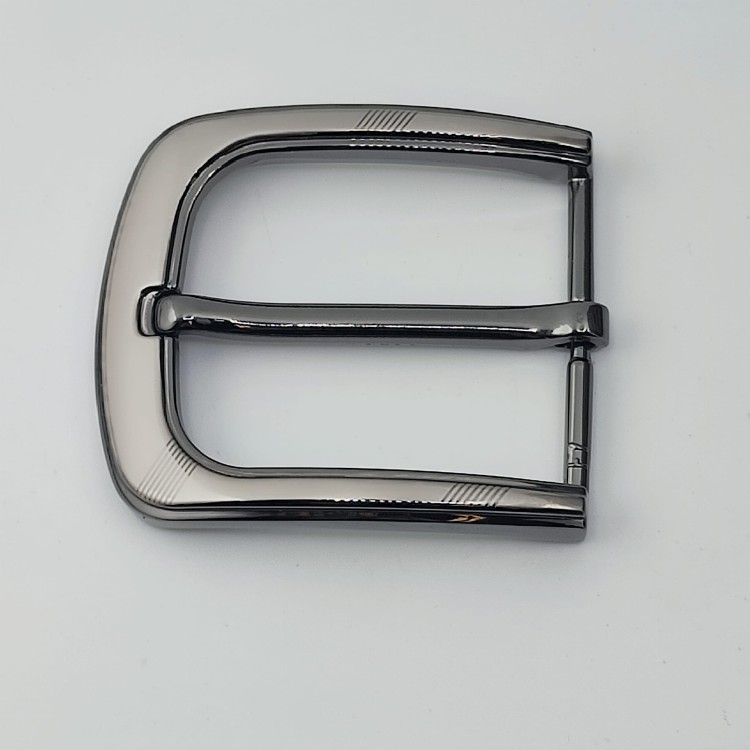 Klamra do paska do spodni 4 cm  / 40 mm czarny nikiel odlew (67)