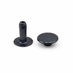 Nity zbitki 12 / 4 / 13 mm kaletnicze szewskie  czarny mat 50 sztuk