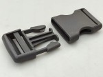 Klamra zatrzaskowa plastikowa 30 mm do paska 50 szt szary