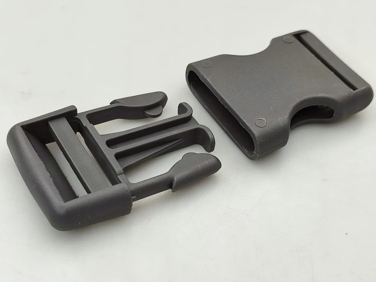 Klamra zatrzaskowa plastikowa 30 mm do paska 50 szt szary