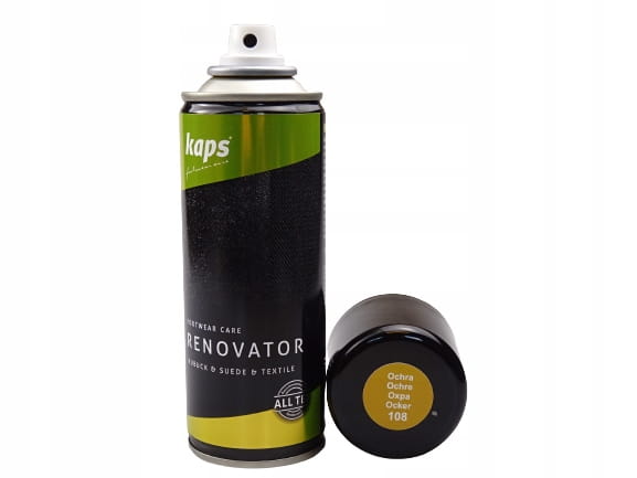 Pasta renowator do zamszu nubuku w sprayu ochra (108)