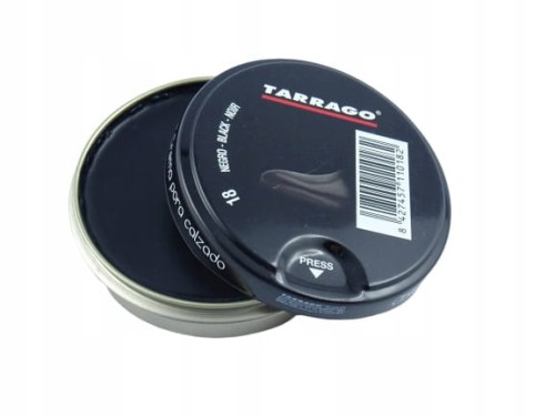 Pasta do butów z woskiem w puszce Tarrago 50 ml czarna (18)
