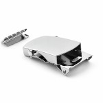 Klamra do taśmy zaciskowa do paska z końcówką 30 mm srebrna (21a)