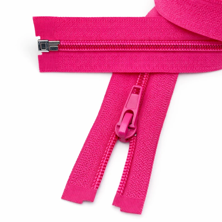 Zamek spiralny rozdzielczy #5 żyłkowy 50 cm różowy