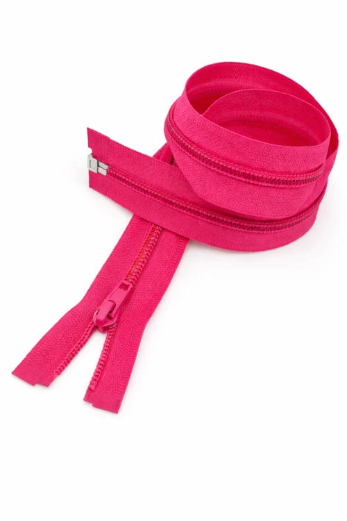 Zamek spiralny rozdzielczy #5 żyłkowy 50 cm różowy