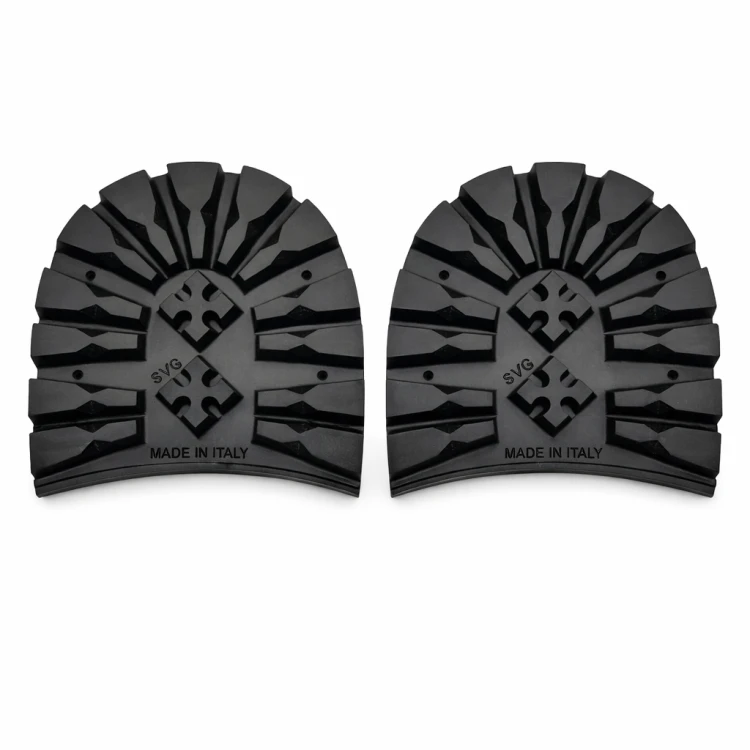 Fleki gumowe traper męskie 94x98 mm czarne