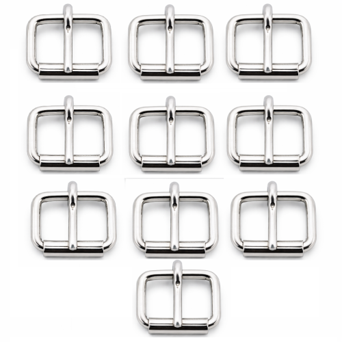 Klamra metalowa rymarska 14/10/2,5 mm srebrna 10 szt *