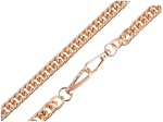 Łańcuszek do torebki z karabińczykiem długość 110 cm złoty