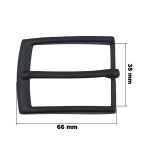 Klamra do paska spodni 3,5 cm 35 mm czarny mat (32a)