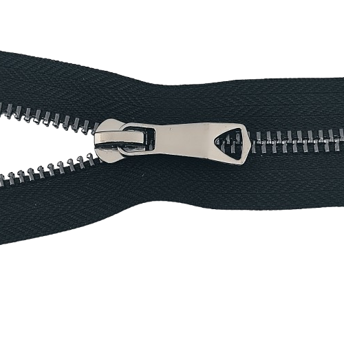 Zamek metalowy rozdzielczy # 5 autolock 85 cm czarny-nikiel ozdobny