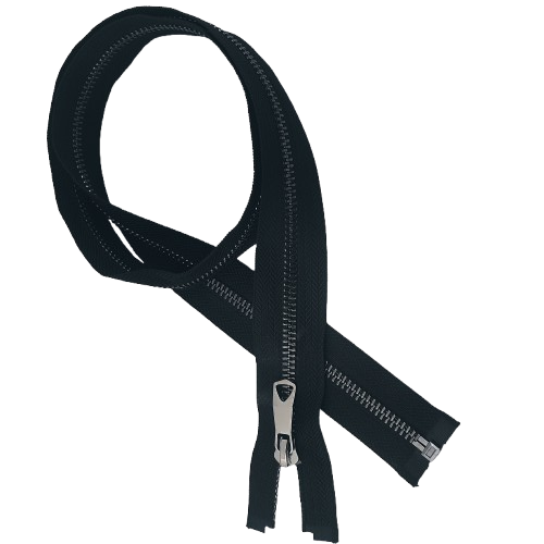 Zamek metalowy rozdzielczy # 5 autolock 85 cm czarny-nikiel ozdobny