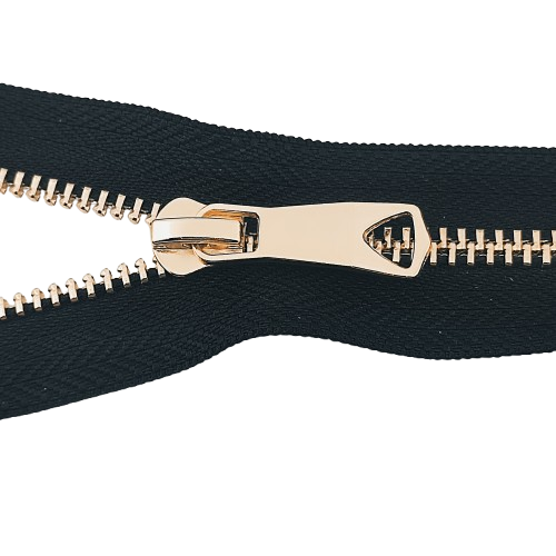 Zamek metalowy rozdzielczy # 5 autolock 85 cm czarno-złoty ozdobny