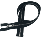 Zamek metalowy rozdzielczy # 5 autolock 85 cm nikiel ozdobny