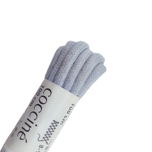 Sznurowadła sznurówki 100 % bawełny 100 cm jasnoszare 5