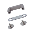 Uchwyt do torebki metalowy 25 mm srebrny okucie kaletnicze