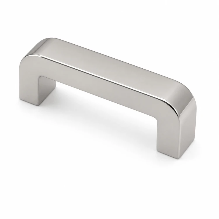 Uchwyt do torebki metalowy 25 mm srebrny okucie kaletnicze