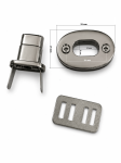 Zamek obrotowy metalowy do torebki teczki 33 x 21 czarny nikiel (30)