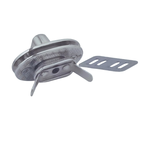 Zamek obrotowy metalowy do torebki teczki 33 x 21 czarny nikiel (30)