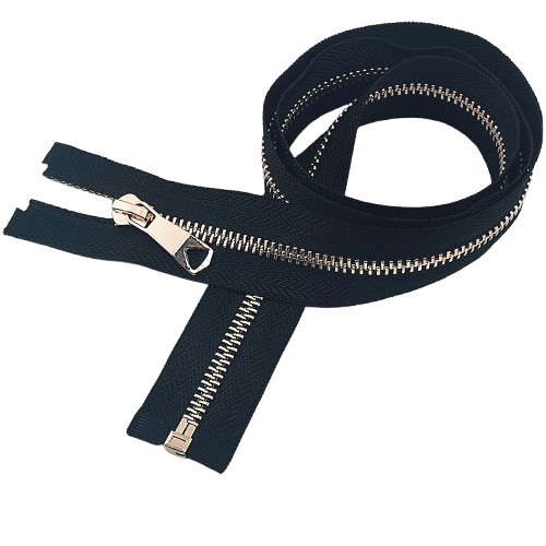 Zamek metalowy rozdzielczy # 5 autolock 80 cm złoty ozdobny
