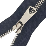 Zamek metalowy rozdzielczy # 5 autolock 80 cm nikiel ozdobny