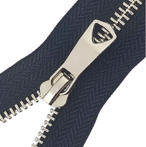 Zamek metalowy rozdzielczy # 5 autolock 80 cm nikiel ozdobny