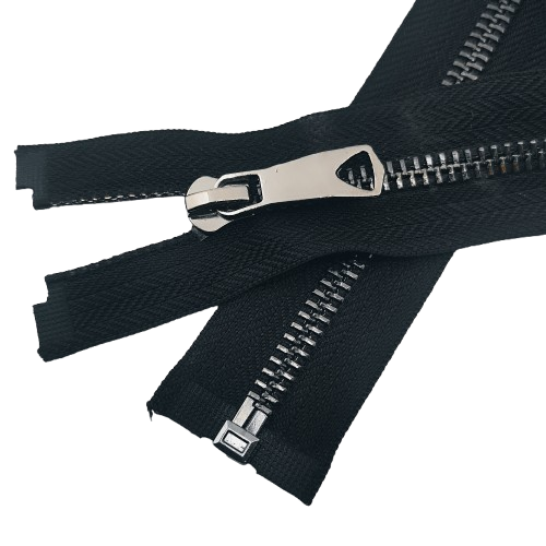 Zamek metalowy rozdzielczy # 5 autolock 80 cm czarny nikiel ozdobny
