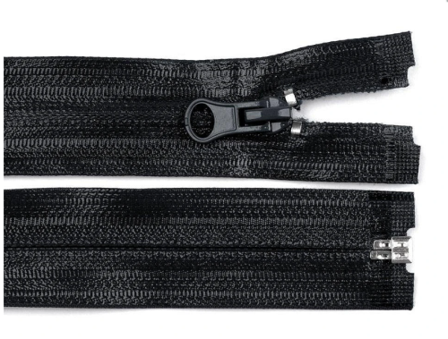 Zamek spiralny # 7 wodoodporny rozdzielczy 80 cm czarny Autolock