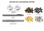 Zestaw do samodzielnego montażu nitów 6 mm i 8 mm 240 szt z narzędziami