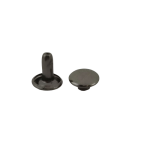 Nity zbitki dwustronne 8 / 3 / 9 mm LUX 100 sztuk czarny nikiel
