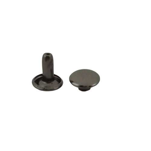 Nity zbitki dwustronne 8 / 3 / 9 mm LUX 100 sztuk czarny nikiel